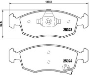 ��������� ������� BREMBO P11031