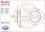 ��������� ���� BREMBO 08.A273.21