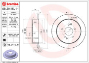 ��������� ���� BREMBO 08.D415.11