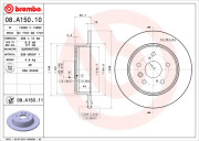 ��������� ���� BREMBO 08.A150.11