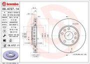 ��������� ���� BREMBO 09.A727.14