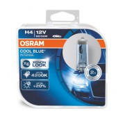 Комплект галогенных ламп Osram Cool Blue Intense 64193 CBI HCB DUO (H4)