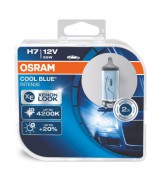 Комплект галогенных ламп Osram Cool Blue Intense 64210 CBI HCB DUO (H7)