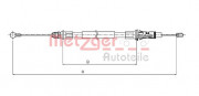 Трос стояночного (ручного) тормоза METZGER 10.6854