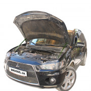 Амортизаторы капота (газовые упоры капота) Euro-Upor EU-MI-JFG-02-2 для Mitsubishi Outlander XL JFG (2010-2012) 2шт