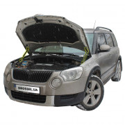Амортизаторы капота (газовые упоры капота) Euro-Upor EU-SK-YET-01-2 для Skoda Yeti (2009-2013) 2шт