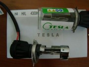 Бі-ксенонова лампа Tesla 35Вт для цоколів H4