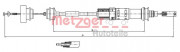 Трос сцепления METZGER 11.3922