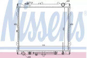 Радіатор охолодження двигуна NISSENS 66643