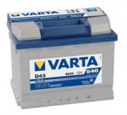 Аккумуляторная батарея VARTA D43 BLUE dynamic 560127054 60 А/Ч (Левый+)