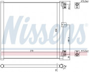 Радіатор кондиціонера NISSENS 940704