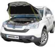 Амортизаторы капота (газовые упоры капота) Euro-Upor EU-HO-CRV-03-2 для Honda CR-V 3 (2007-2011) 2шт