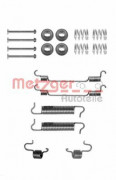 Ремкомплект гальмівних колодок METZGER 105-0780