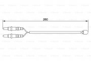 Датчик износа тормозных колодок BOSCH 1987474975