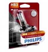 Лампа галогенна Philips X-treme Vision G-force 9005XVGB1 +130% (HB3)