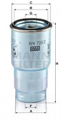 Топливный фильтр MANN WK7202X