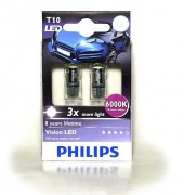   Philips Vision WBT10 (T10 / W5W) 12934LEDX2 6000K