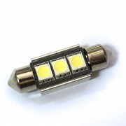 Светодиодная лампа Zax LED C5W (SV8,5) CAN 5050 3SMD 36mm White (Белый) Can-Bus (обманка)