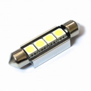 Светодиодная лампа Zax LED C5W (SV8,5) CAN 5050 4SMD 39mm White (Белый) Can-Bus (обманка)
