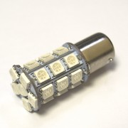 Светодиодная лампа Zax LED S25 (P21W 1156 BA15S) 5050 27SMD Red (Красный)