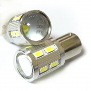 Світлодіодна лампа Zax LED S25 (P21W 1156 BA15S) 5630 12SMD + CREE Lens 7.0W White (Білий)