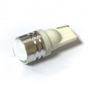 Светодиодная лампа Zax LED T10 (W5W) HIGH POWER 1SMD 1.5W Lens White (Белый)