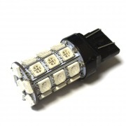 Світлодіодна лампа Zax LED T20 (W21-5W 7443 W3х16q) 5050 27SMD Yellow (Жовтий)