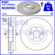 Гальмівний диск DELPHI BG9056C