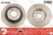 Тормозной диск TRW DF4558
