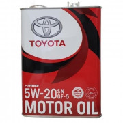 Оригинальное моторное масло Toyota Motor Oil 5W-20 SN / GF-5 (0888010605, 0888010606)