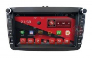 Штатна магнітола RedPower 21004WD для Volkswagen Polo, Scirocco, Golf 5, 6, Jetta new, Eos, Touran на базі OS Android 4.4.2