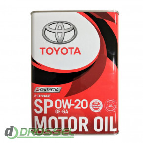 Toyota Motor Oil SP 0W-20 (0888013206, 0888013205)-1