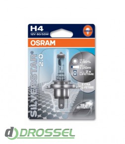   Osram Silverstar 2.0 OS 64193 SV2-01B (H4)