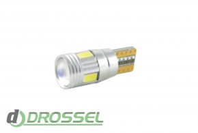 Zax LED T10 (W5W) CAN 5730 4SMD + 2SMD Lens White