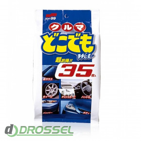 Soft99 Multi Cleaning Wipes 02048