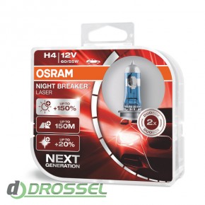   Osram Night Breaker Laser OS 64193 NBL-HCB (H4)