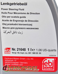    Febi Power Steering Fluid 21648-2