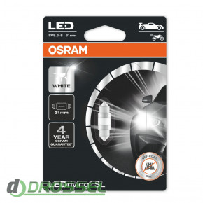 Osram LEDriving SL 6438DWP-01B (C5W) 6000K 31 mm-1