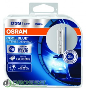 Osram D3S Xenarc Cool Blue Intense 66340CBI Duobox