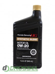 Honda Synthetic Blend Motor Oil 0w-20 (08798-9036)