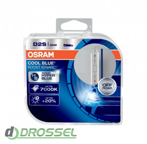 Osram D2S Xenarc Cool Blue Boost 66240CBB-HCB Duobox