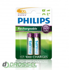  Philips Rechargeables R6B2A260/10 (AA)