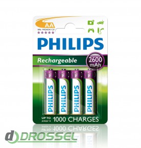  Philips Rechargeables R6B4B260/10 (AA)