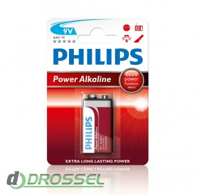  Philips 6LR61 Power Alkaline (6LR61P1B/10)