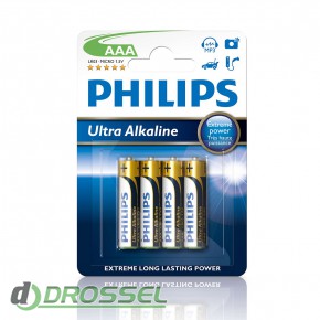  Philips LR03 AAA Ultra Alkaline (LR03E4B/10)