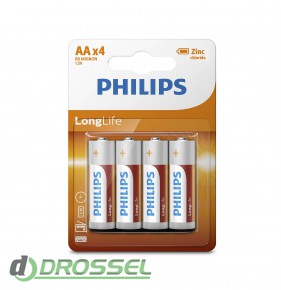  Philips R6 AA LongLife (R6L4B/10)