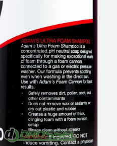Adam's Polishes Ultra Foam Shampoo 5