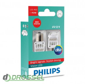   Philips Vision LED (P21W / BA15S) 12839REDX