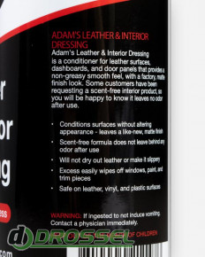 Adam's Polishes Leather & Interior Dressing 6
