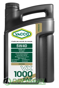   Yacco VX 1000 FAP 5W-40